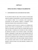 DIFICULTAD EN EL TRABAJO COLABORATIVO