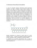 Polimerización: Resinas Resorcinol-formaldehido