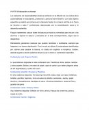 PARTE B Educación no formal