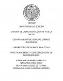 PRÁCTICA NÚMERO 7: ESPECTROSCOPIA DE FLUORESCENCIA