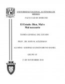 Estado: ¿Bien, Mal o un Mal necesario?