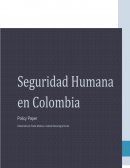 Seguridad humana en Colombia