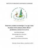 Analisis microbiologico de jugo de papaya, avena y platano