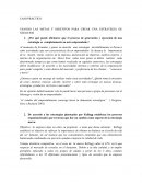 Usando las metas y objetivos para crear una estrategia de negocios