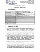 Programa Historia del Derecho