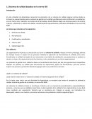 Sistemas de calidad basados en la norma ISO