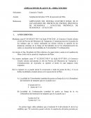 Ampliación del plazo N°01 de ejecución de Obra