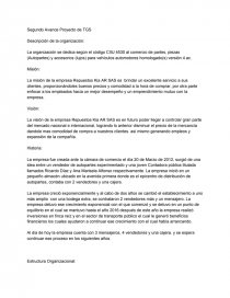 Segundo Avance Proyecto de TGS. Página 1