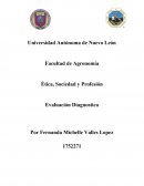 Evaluacion diagnostica Etica, sociedad y profesion