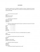 Cuestionario gustos y preferencias de nuestros clientes