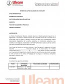 INFORME DE AUTOEVALUACIÓN DEL ESTUDIANTE