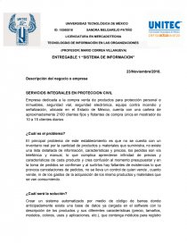 TECNOLOGÍAS DE INFORMACIÓN EN LAS ORGANIZACIONES. Página 1