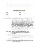 La comunicacion OBJETIVOS PROCESO