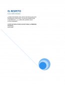 Tarea escolar. EL RESPETO