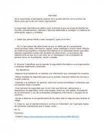 Foro Seguridad informatica. Página 1