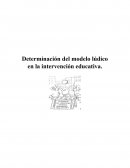 MODELO LÚDICO EN EDUCACIÓN INFANTIL