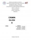 ESCUELA DE DERECHO CÁTEDRA: CRIMINOLOGÍA
