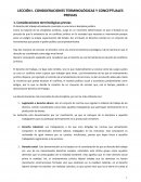 CONSIDERACIONES TERMINOLÓGICAS Y CONCEPTUALES PREVIAS