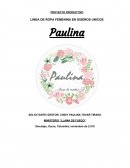 PROYECTO PRODUCTIVO LINEA DE ROPA FEMENINA EN DISEÑOS UNICOS