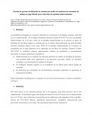 Control de Proceso Filtracion de Cachaza