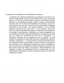 La aplicación de la fotografía para la identificación de organismos