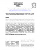 EFECTO DEL TRATAMIENTO TERMICO Y PH SOBRE LA ACTIVIDAD DE LA ENZIMA AMILASA PRODUCIDA POR EL MICROORGANISMOS