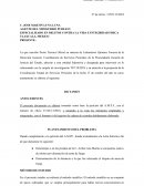 Dictamen Químico Forense