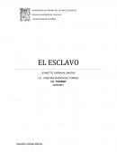 El Esclavo Autor: Francisco J. Ángel Rea
