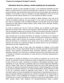 Proyecto de investigación Ecología 6° semestre