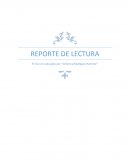 REPORTE DE LECTURA El mar en cada gota por “Verónica Rodríguez Ramírez”