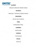ANALISIS Y TECNICAS CONDUCTUALES