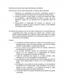 PROCESO DE SELECCIÓN PARA PERSONAL OPERARIO