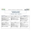 Planificaciòn matematicas PRIMER GRADO