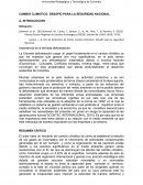 CAMBIO CLIMÁTICO: DESAFÍO PARA LA SEGURIDAD NACIONAL