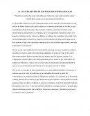 LA CULTURA DENTRO DE LOS NEGOCIOS INTERNACIONALES