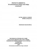 PROYECTO AMBIENTAL “El Calentamiento Global como fatiga estudiantil”