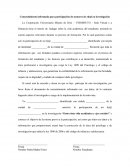 Consentimiento informado para participación de menores de edad en investigación