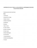 Anteproyecto de ley para la lucha contra el contrabando por parte de las FFAA de Bolivia