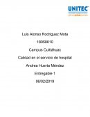Calidad en el servicio de hospital