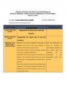 Ejemplo de un diario de practica profesional eduactiva