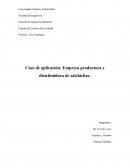 Caso de aplicación: Empresa productora y distribuidora de salchichas