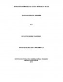 INTRODUCCIÓN A BASES DE DATOS: MICROSOFT ACCES