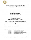 DISEÑO DIGITAL Práctica No. #