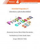 Actividad integradora 4 modulo 4. Literatura y pluriculturalidad
