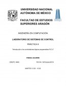 PRÁCTICA 9 “Introducción a los controladores lógicos programables PLC’s”