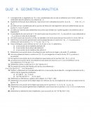 EXAMEN GEOMETRIA ANALITICA