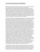 La economía actual de México