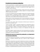 El control en el proceso productivo