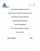 Reforma educativa. Una hipótesis alterna: el nuevo modo de gobernar la educación