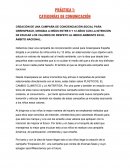 Categirías de comunicación